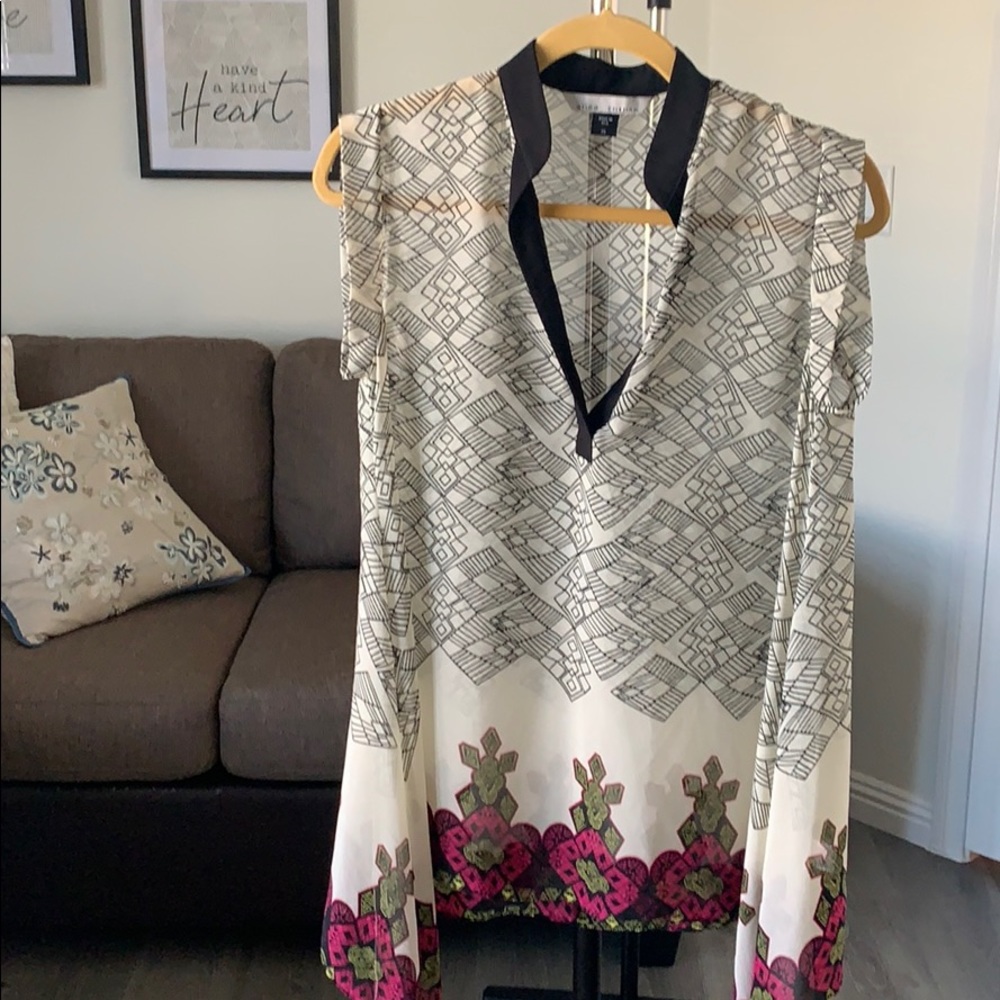 Chiffon handkerchief blouse
